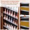 64 Inches Lockable Jewelry Cabinet Armoire With Built-in Makeup Mirror